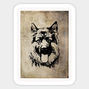 German Shepherd Sticker